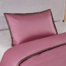 Наволочка Sharmes Solid коллекция Coctail Темно-розовый и терракотовый 70x70