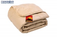 Одеяло 2-спальное (евро) Лежебока Mongolia с верблюжьей шерстью всесезонное 200х220