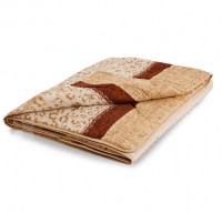 Одеяло из овечьей шерсти 2-спальное (стандарт) легкое Легкие Сны Золотое руно 172x205
