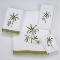 Полотенце для рук Avanti коллекция Catesby Palms WHT
