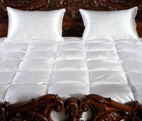 Одеяло 1,5-спальное Primavelle Silvia с гусиным пухом в чехле из натурального шелка 140x205
